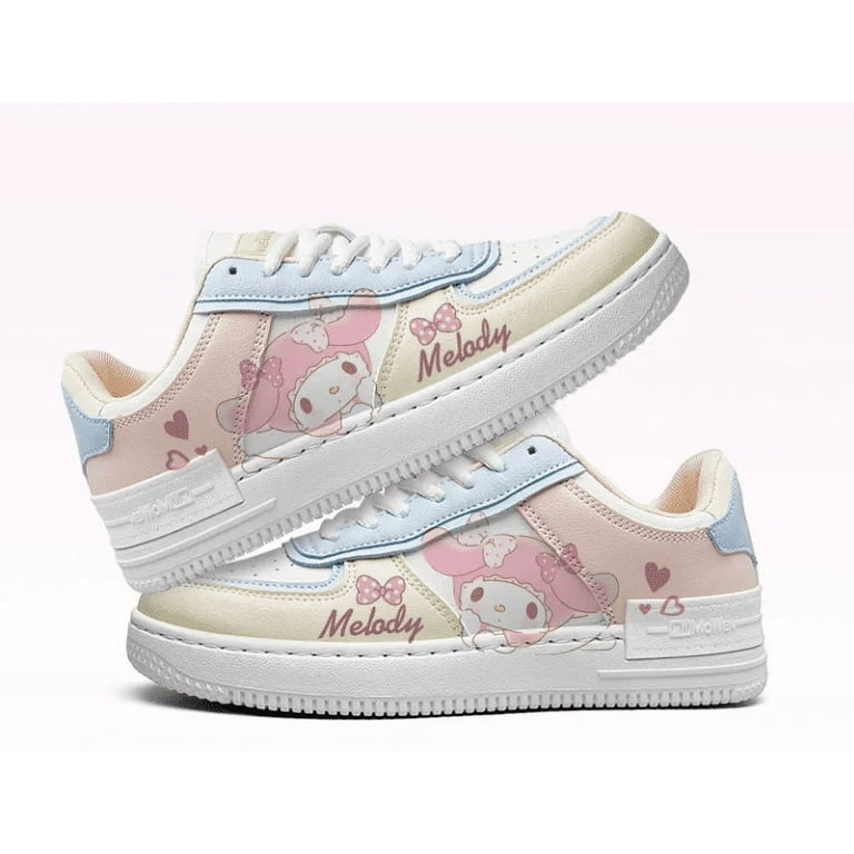 New Kuromi Hello Kitty Cartoon Casual Sneakers For Women Ladies