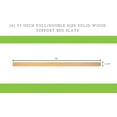 thumbnail image 5 of Set of Eight (8) 53 Inch Full/Double Size Solid Wood Support Bed Slats｜Use Crib Conversion Kits｜Platform Frame for Mattress｜Bunkie Board, Box Spring or Foundation Replacement Option, 5 of 6