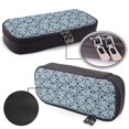 thumbnail image 4 of Picia Sunflowers Pattern Large Capacity PU Leather Pencil Case Organizer Pen Marker Holder Double Zipper Storage Bag Big Pencil Pouch for College Office, 4 of 6