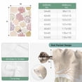 thumbnail image 6 of Coastal Coral Balloon Curtains for Windows, Bedroom Curtains 54 Inch Length, Nautical Colorful Conch Seashells Starfish Tie Up Curtains Panels Thermal Insulated Bathroom Curtains Window 42"x54", 6 of 8