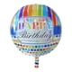 thumbnail image 1 of Globo de película de aluminio con impresión 4D de 22 pulgadas y temática de cumpleaños, para decoración de fiestas, 1 of 6