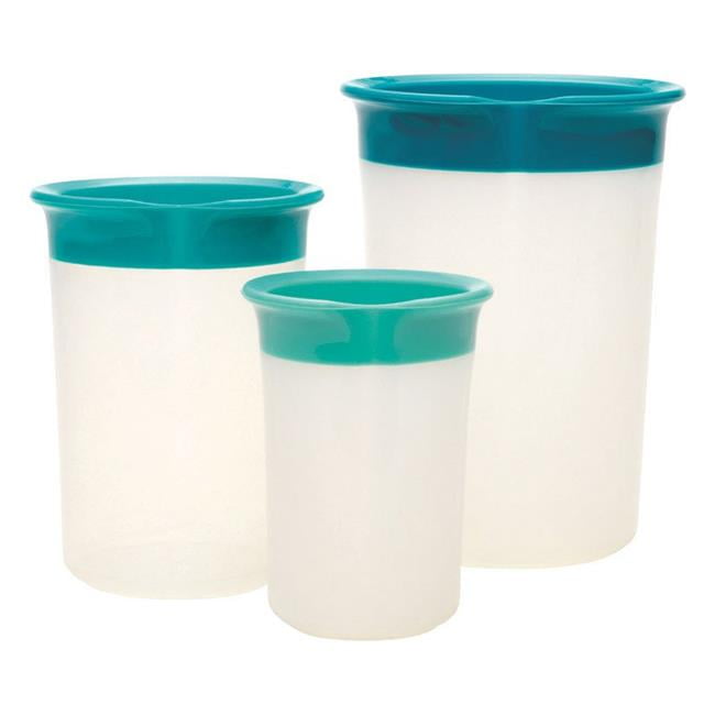 Chef N 6504302 SleekStor Pinch & Pour Measuring Beakers with Lids