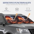 thumbnail image 4 of Windshield Sun Shade, Fire Sky Dragon Foldable Car Sun Shade Windshield for Front, 2 Pieces, 4 of 7
