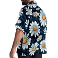 thumbnail image 3 of Daisy Men's Short Sleeve Beach Shirts, Casual Printed Button Down Summer Shirts for Men and Women, 3 of 6
