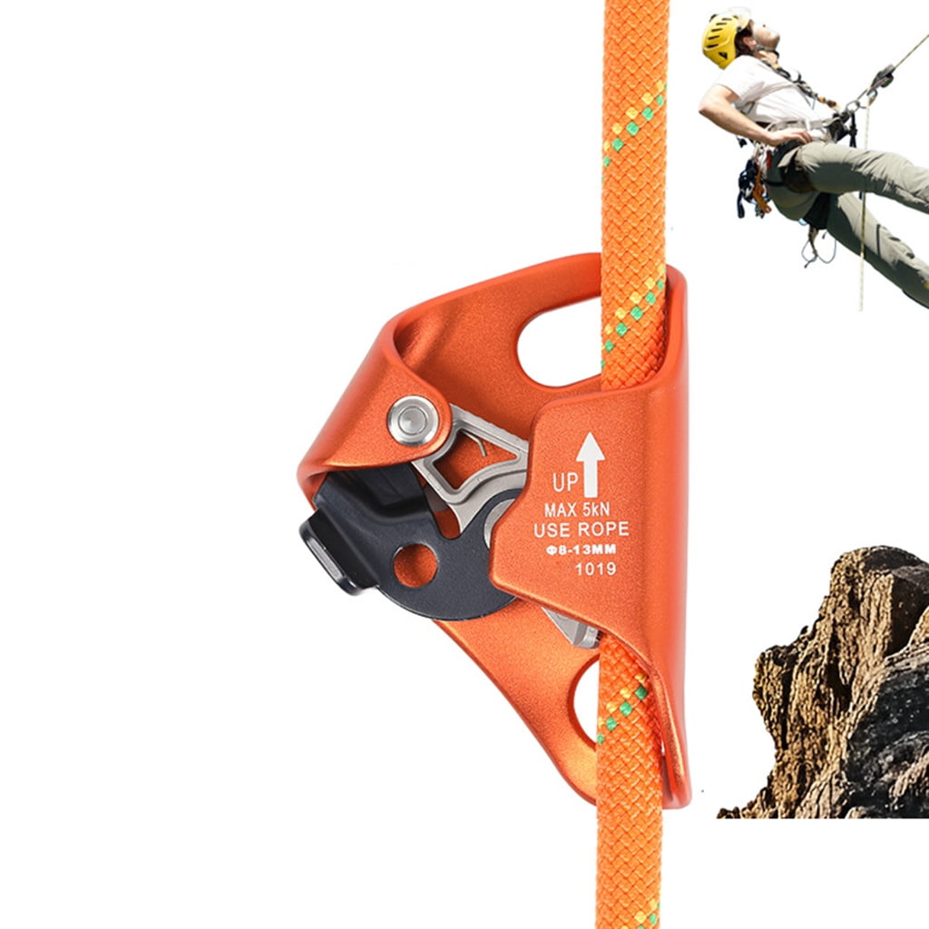 Miiottaa Rock Climbing Chest Ascender Rope Climbers with Carabiner Mountaineering Tree Arborist Climbing Rappelling Equipment
