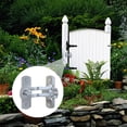 thumbnail image 4 of 2 4-inch 90-degree stainless steel door inserts, 4 of 7