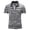 A-Grey74, variant on JAJAHO Cotton Polo Shirts For Men Summer Striped Short Sleeve Golf Tennis Shirts Moisture Wicking Casual Sports Versatile Tops