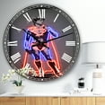 thumbnail image 2 of DesignArt David Michelangelo Superman Large Wall Clock, 2 of 2