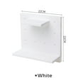 thumbnail image 3 of Hole Board Decorative Storage Rack Pegboard Wall Shelf for Bathroom Bedroom Kitchen, 3 of 9