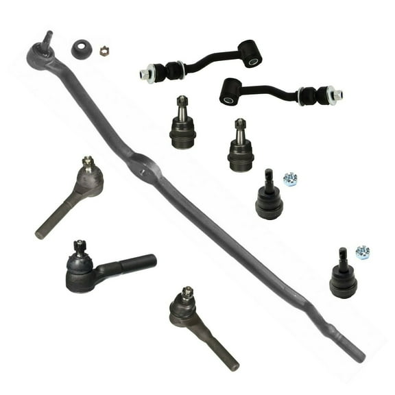 10 Pc Suspension & Steering Tie Rod Linkages Upper & Lower Ball Joints Sway Bars Kit Fits select: 1991-2001 JEEP CHEROKEE, 1991-1992 JEEP COMANCHE