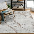 thumbnail image 3 of Brown Abstract Area Rugs for Living Room Washable Rugs Boho Moroccan Area Rug Soft Neutral Geometric Bohemian Carpet Distressed Indoor Rug for Bedroom Dining Room Office Foldable Nonslip Rug, 3 of 9