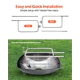 thumbnail image 5 of Grill Burner Tube for Weber Q3200, Q300 (2013 & earlier), Q320, Q3000 (2014 & newer), 23.75 inch 304 Stainless Steel Tube Burner for Weber 404341, 57060001, 586002, Replacement Part 60036, 80385, 5 of 7