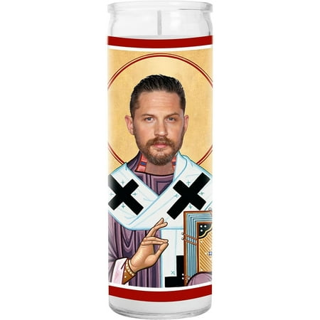 

Hardy Celebrity - Funny Saint - 8 Inch Glass Votive - 100% Handmade In - Novelty Celebrity Gift