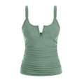 thumbnail image 6 of Women Swim Top Tank Top For Women'S Swimwear Bikini Top With Swim Shorts Beach Pool Outfit, 6 of 6