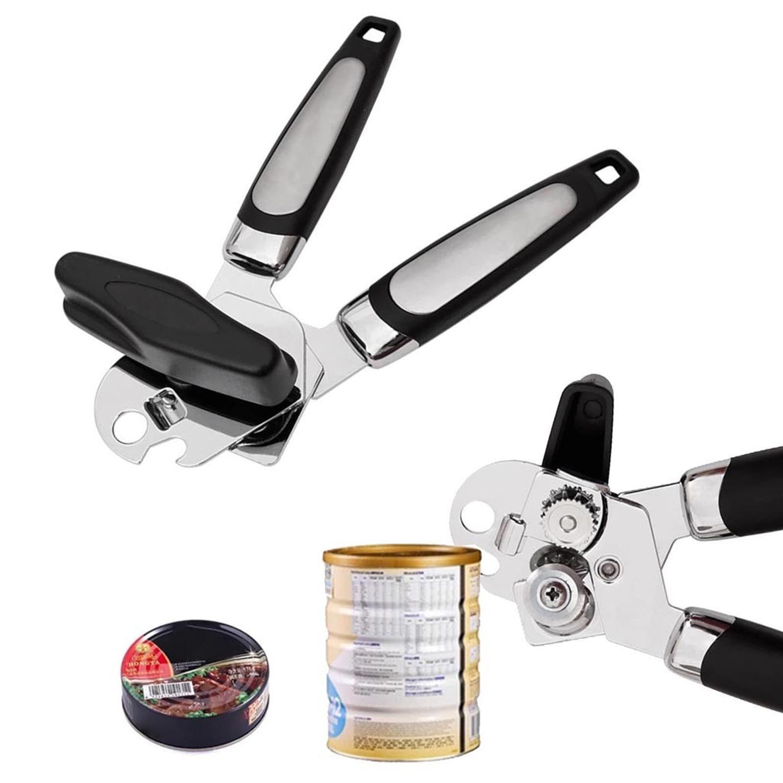 TKing Fashion Can Opener, 3In1 Can Opener Manual Smooth Edge, Bottle