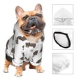 thumbnail image 3 of Fotbe Dachshund Dog Sudadera con Estampado para Perros Pequeños – Suéter con Capucha para Mascotas, Tela Suave de Forro Polar con Bolsillo-Large, 3 of 7
