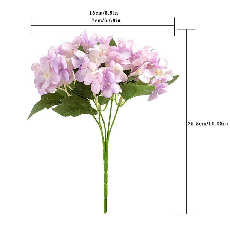 Plastic Flowers For Wreaths 40X60Cm Simation Hydrangea Flower