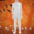 thumbnail image 2 of FEIFLY Halloween Invisibility Stretchy Body Suit Zentai Suit Jumpsuit Full Body For Kids For Events, 2 of 3