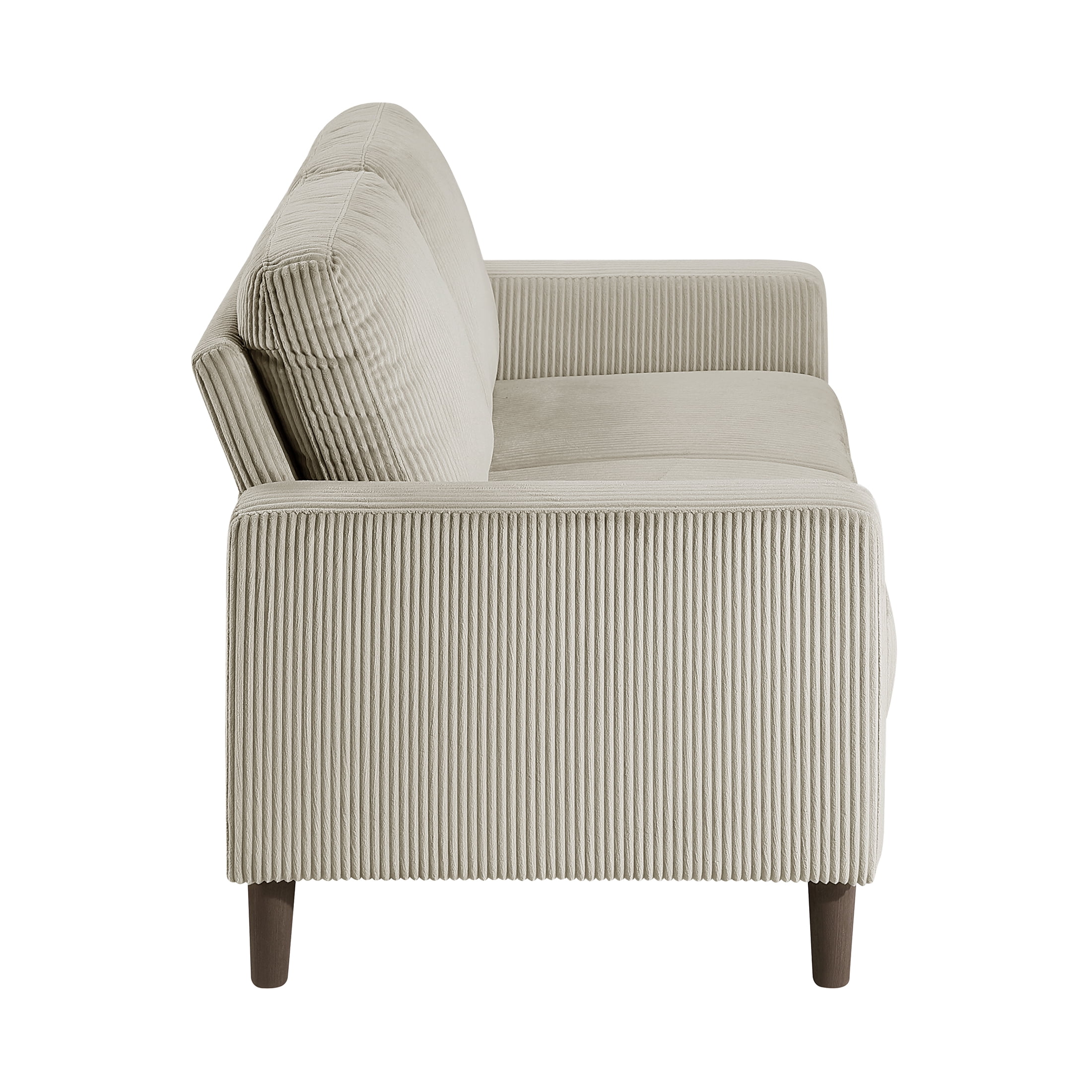 OakvillePark Mapleholt Corduroy Loveseat, Taupe