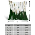 thumbnail image 4 of Green White Gold Pillow Covers 16X16 Inch Set of 2 Morden Abstract Graffiti Decorative Pillow Cases Neutral Minimali Watercolor Cotton Linen Cushion Case Home Decor For Sofa Couch Porch Outdoor, 4 of 6
