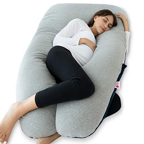 C/U Shape Full Body Pregnancy Pillow Cover for Maternity Pregnant Women USA 