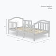 thumbnail image 4 of Dream On Me Rosie Toddler Bed In Grey, 4 of 12