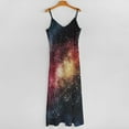 thumbnail image 5 of Starry Sky Constellation Galaxy Sleeveless Dress Dresses Women Summer Women's Summer Clothing, 5 of 9