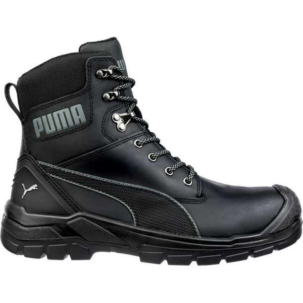 PUMA Puma Safety Mens Conquest Zip 7 Inch Waterproof Composite Toe Work Casual Work & Safety