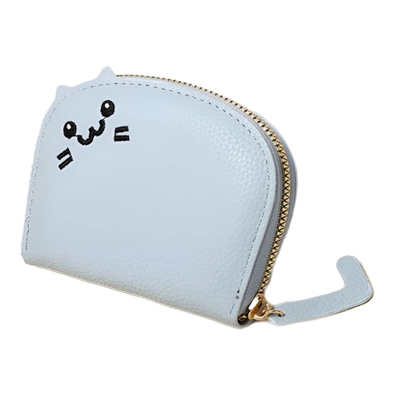 GASTROPOD Mini Wallet for Women and Children Kids Wallets for Girls - Cute, Compact Zipper Card Organizer, Faux Leather, 9 Card Slots