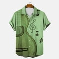 thumbnail image 4 of DGMIOCS Men's Short Sleeve Shirt Button Down Soft Daily Shirt Light Green XXL, 4 of 4