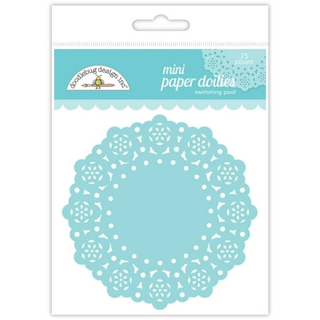 UPC: 0842715046023 | Doodlebug Mini Doilies 3 75/Pkg-Swimming Pool