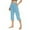 Sky Blue-01, variant on REALiKUN Capri Pants for Women Casual Summer Elastic High Waist Yoga Pants Workout Wide Leg Lounge Capris