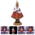 thumbnail image 2 of Baby Jesus Prague Desktop Resin Figurine Religion Decorative Statue Resin Craftwork, 2 of 4