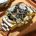 thumbnail image 4 of EXPLOJOY Men's Luxury Quartz Watch – Stainless Steel Build with Multifunctional Display, 4 of 10