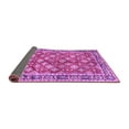 thumbnail image 2 of Ahgly Company Indoor Round Persian Purple Traditional Area Rugs, 6' Round, 2 of 4