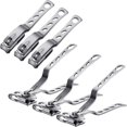 thumbnail image 1 of Cortaúñas Namotu de 6 piezas, cortaúñas grandes y pequeñas, cortador de uñas de los pies de acero inoxidable con cabezal giratorio de 360 grados para hombres y mujeres WD.WDQZL Hogar, 1 of 2