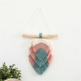 thumbnail image 1 of Tapiz colgante de pared de macramé bohemio colgante de pared hecho para , sala de , , adornos de dormitorio 25x30cm Soledad Macramé Tela decorativa, 1 of 8