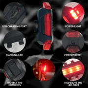 USB Rechargeable Bike Light Super Bright Bicycle Lights Headlight Triple Flashlight Front Light Waterproof - Riding Cycling Camping