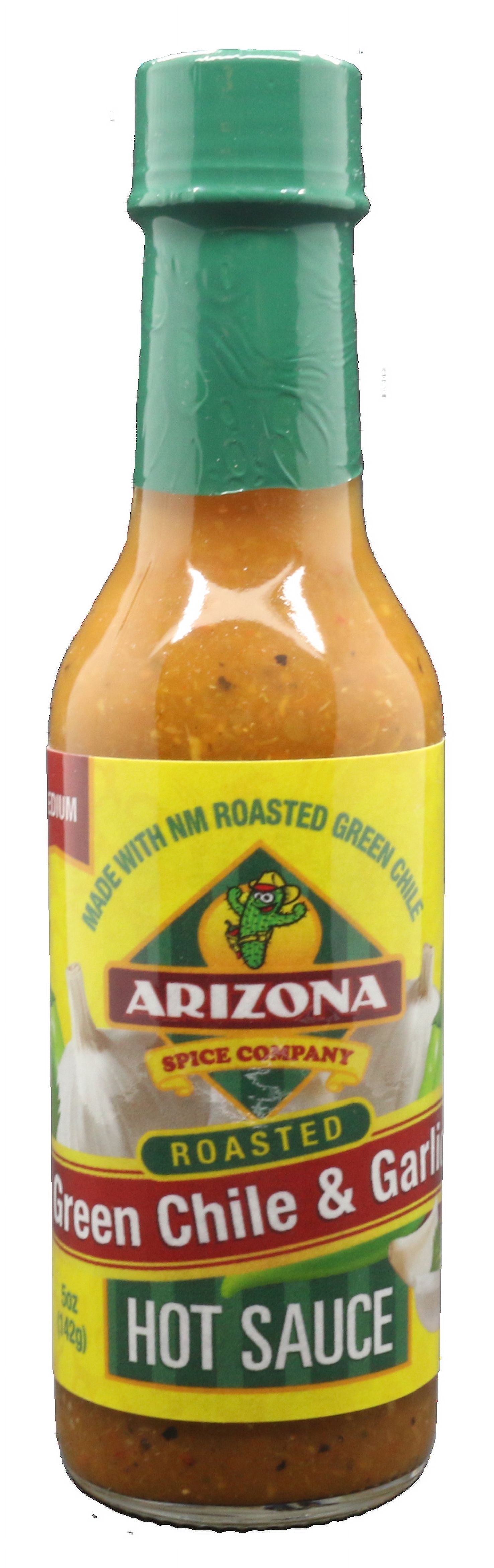Hatch Roasted Green Chile and Garlic Hot Sauce, 2 Pack