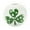 A-5A-home supplies, variant on Home St. Patricks Day Wooden Beads Decorations 30 Pieces with Green White Colors for Garlands Jewelry DIY Crafts Keychains Bracelets Apartment Essentials