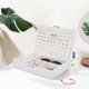 thumbnail image 5 of Estuche para Joyas, Jewelry Organizer Caja Organizadora con 8 Bolsillos para Joyería Anillos Aretes Collares Pulseras -Blanco, 5 of 7