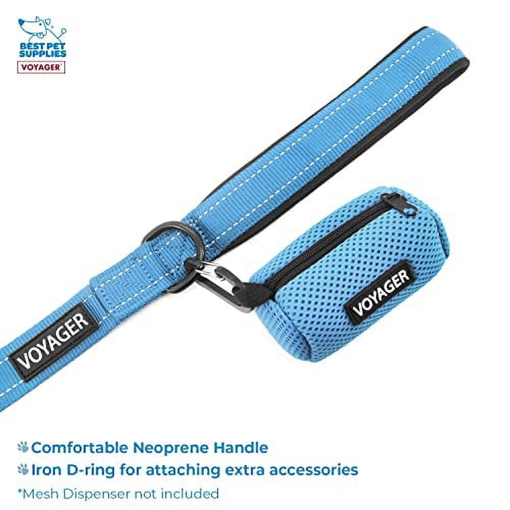 Best Pet Supplies Voyager Adjustable Dog Harness Leash Set with Reflective Stripes for Walking Heavy-Duty Full Body No Pull Vest with Leash D-Ring, Breathable All-Weather - Harness (Baby Blue), L