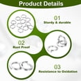 thumbnail image 3 of Split Lock Washer, Spring Lock Washer Stainless Steel Lock Washers Assortment Kit for Screws Bolt 5  50, 3 of 8