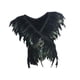 thumbnail image 5 of Capa de encogimiento de hombros tipo poncho de chal de plumas artificiales para disfraz de de espectáculo, 5 of 9