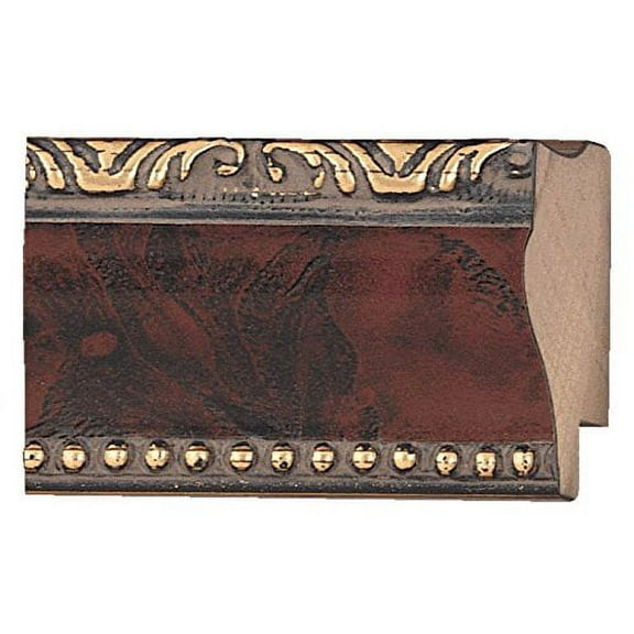 Picture Frame Moulding (Wood) 18Ft Bundle - Traditional Cherry Finish - 1.5" Width - 5/16" Rabbet