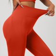 thumbnail image 5 of Yoga Pants JIANLAI Seamless High Waist Yoga Leggings Ribbed Knit Full Length Workout Pants Soft Stretch Athletic Trousers for Gym Fitness Running Daily Casual Wear, 5 of 7