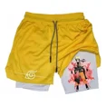thumbnail image 1 of Short Gym Hombre Deportiva 4 En 1 Bolsa Celular Dragon Ball, 1 of 6