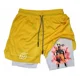 thumbnail image 1 of Short Gym Hombre Deportiva 4 En 1 Bolsa Celular Dragon Ball, 1 of 6