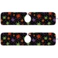 thumbnail image 2 of Coolnut Halloween Colorful Spider Sink Splash Guard for Faucet 2 Packs Faucet Absorbent Mats, Faucet Handle Drip Catcher Quickly Drying Mat for Kitchen Counter Bathroom, 23.6"x5.5", 2 of 7