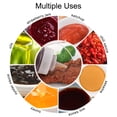 thumbnail image 6 of 4pcs Plastic 12 Oz Squeeze Bottle Condiment Storage Kitchen Bar Ketchup Olive Oil Dispenser White, 6 of 7